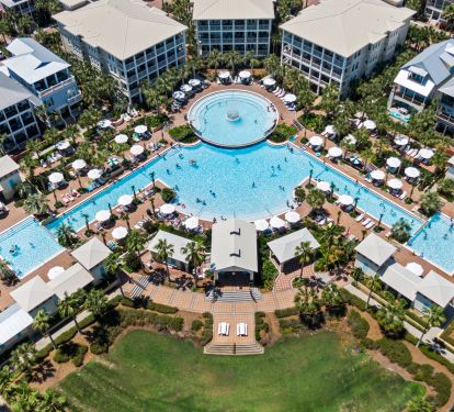 pool is just a few minutes walk from the home
