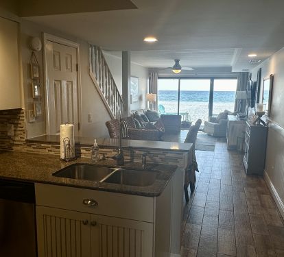 View of ocean throughout main level!