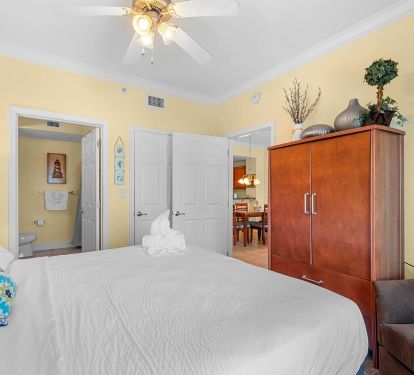 Master bedroom with master bath
