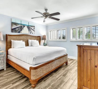 Professionally decorated Master suite