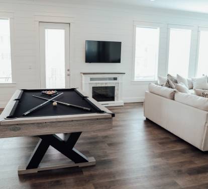 3rd floor pool table area