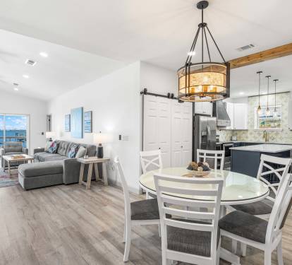 Spacious open floor plan