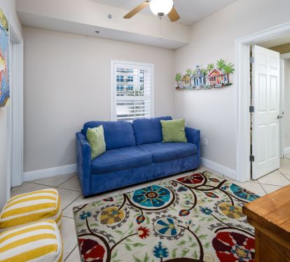 Our cute den can be enjoyed by the kids or used as a separate sleeping area. 