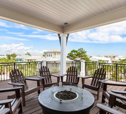Third floor fire pit area