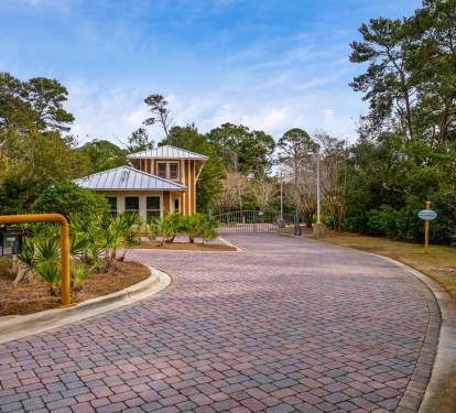 Entrance to our gated BEAUTIFUL 64 unit resort.  