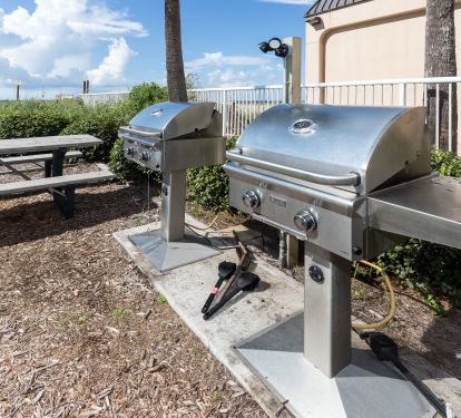 Summer Place has the only beachfront grilling area &amp; new commercial gas grills.