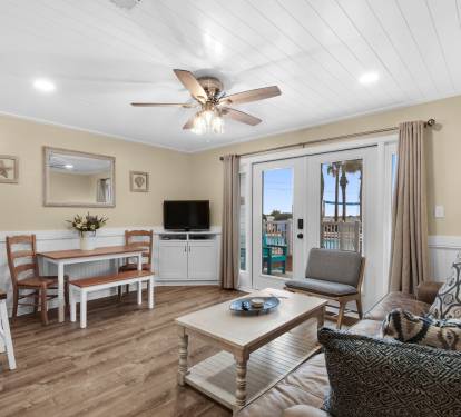 Coastal Charm living area