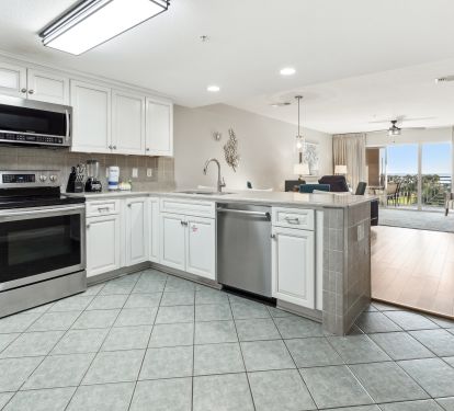 kitchen with a view