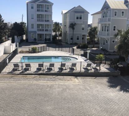 Heated Pool just steps away from the house.