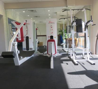 Workoff that extra energy or pounds in the fitness room