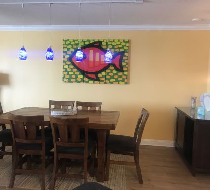 Dining for 6 with views of the Gulf