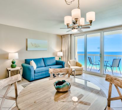 1710 Living room and balcony