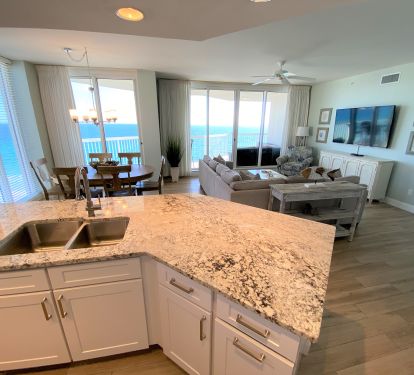 The open water views from the living area are hard to beat!