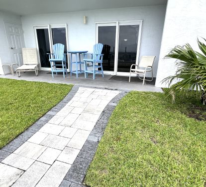New in 2024 - Paved walkways from ground level condos to Pool - Jacuzzi - Beach