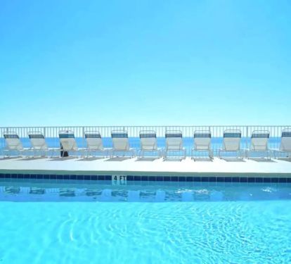 Heated ocean front pool