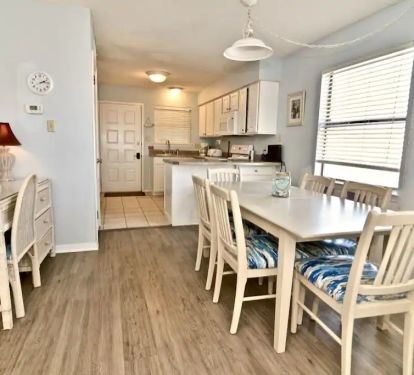 Dining Area with writing desk.