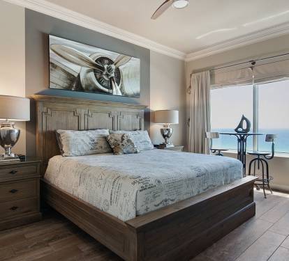 Master Bedroom King bed