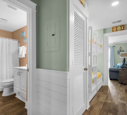 Entrance to full bath