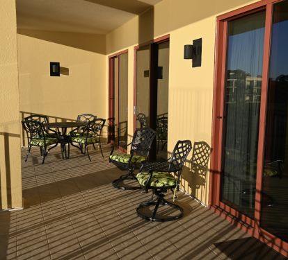 38&rsquo; X 10&rsquo; Balcony. Enjoy Morning Coffee &amp; Evening Wine With Gorgeous Gulf Views.