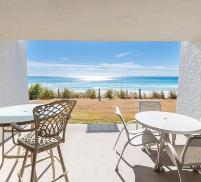 spacious patio with views for days!