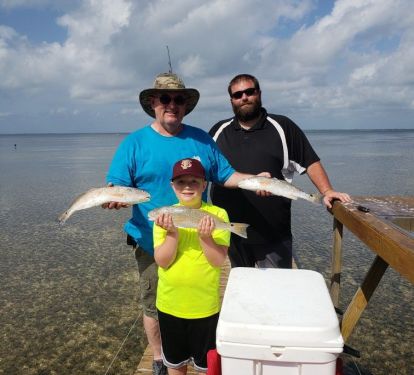 Catch your next meal in the bay or off the dock!
