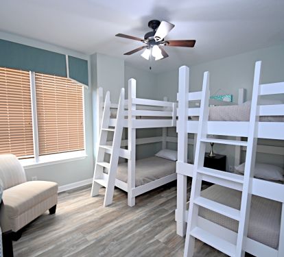 Bunk room made locally by a carpenter