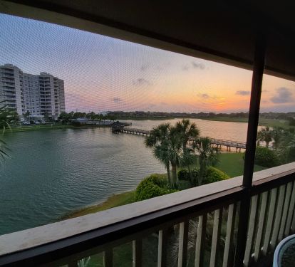 View from deck