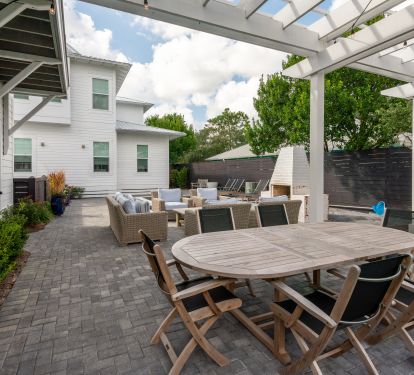 Outdoor Area with Outdoor Dining Space 