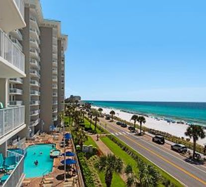 Views of the Outdoor Pool from the Balcony
