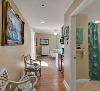 View into the Separate Lock Out Apartment with 2nd Master Bedroom
