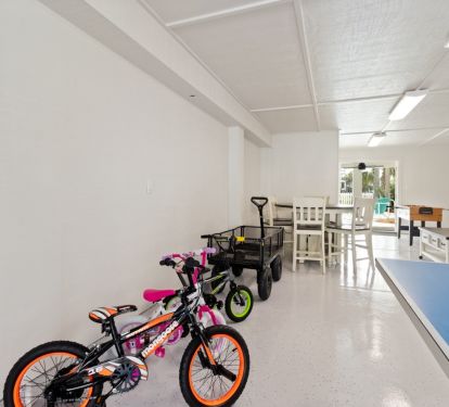 Game Room and Kids Bikes