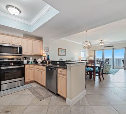 Spacious kitchen with all the conveniences of home! 
