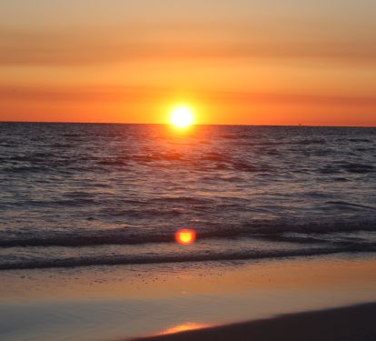 Watching the sun go down