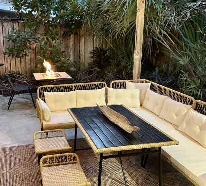 Private Back Patio