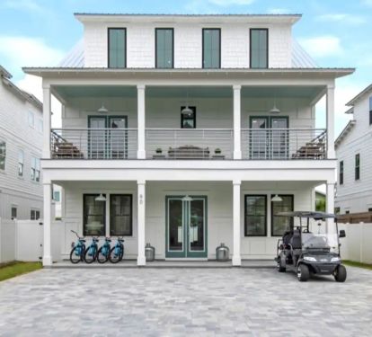 Windsong-3 Brand new (2023) construction includes 2023 six seater golf cart and 2 paddleboards. Parking for 8 midsized cars.