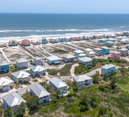 Neighborhood view. We are back row 4th from the right.