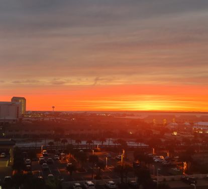 Late Night Sunset Views from the Balcony is Fantastic!