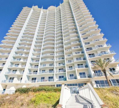 View of Sterling Breeze from the Beach