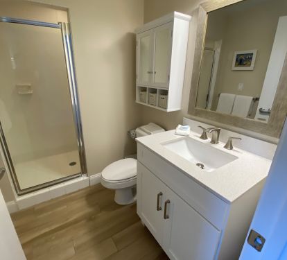 Bedrm 3- has a full private bathroom with walk-in shower.