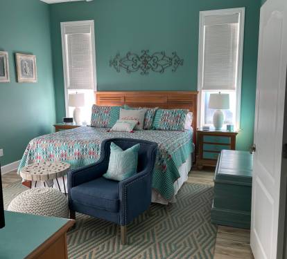 Master Bedroom with king size bed
