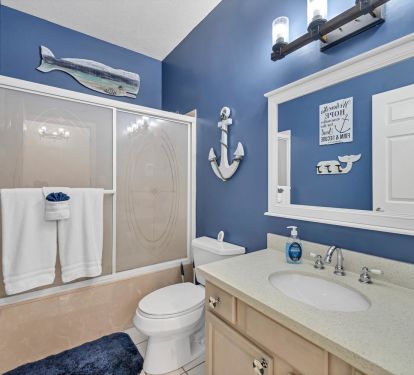 Bath #2 with tub/shower combo!