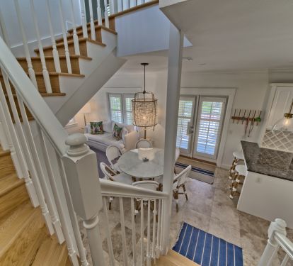 Staircase leading to 2nd floor bedrooms!