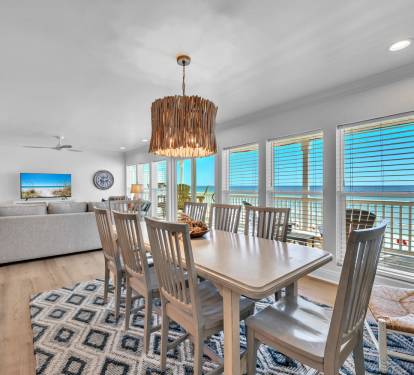 Enjoy the open living at Anchor Dunes - kitchen, dining and living areas