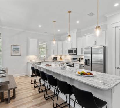 Spacious Kitchen and Dining Area