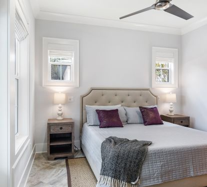 Bedrooms are spacious and have smart TV's