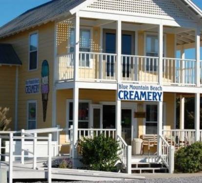 Stop by the Blue Mountain Creamery only 2 blocks away on the way to the beach!