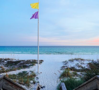 Private beach access