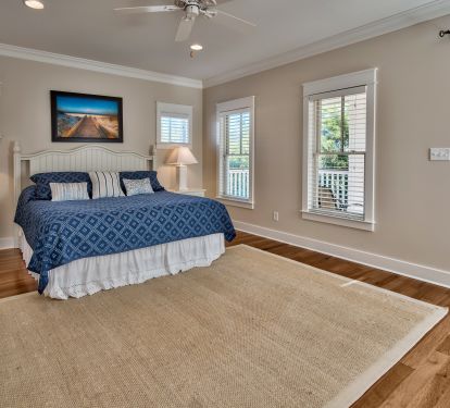 3rd floor Master Suite with a private full Bathroom &amp; Balcony