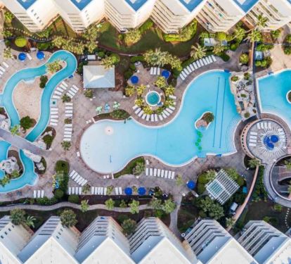 Waterscape never disappoints--two pools, lazy river, fitness center &amp; beach 