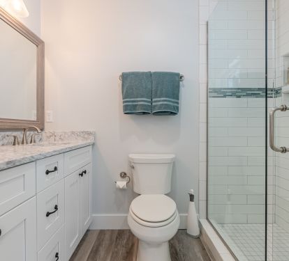 Master bath with walk in shower